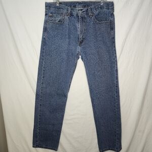 Levi's Men's 505 Denim Blue Jeans Zipper Fly Size 36 X 34